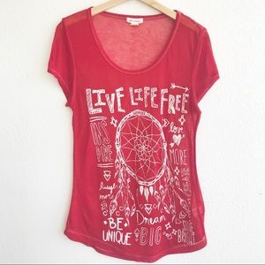 SELF ESTEEM Live Life Free Tee
